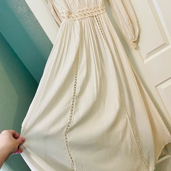 NWT Spell & the Gypsy Collective Off White Le Gauze Lace Duster - Picture 12 of 17